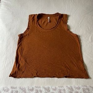 Anthropologie Rust tank top